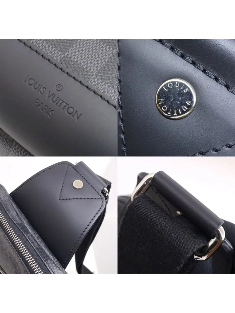 Louis Vuitton Avenue Sling Bag BK Silver
